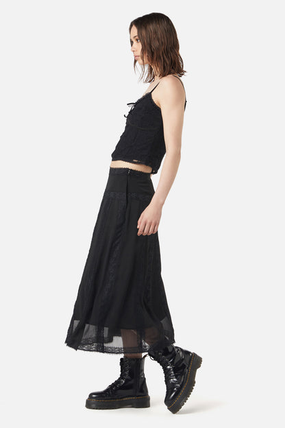 Dangerfield - The Manor Lace Tank - black