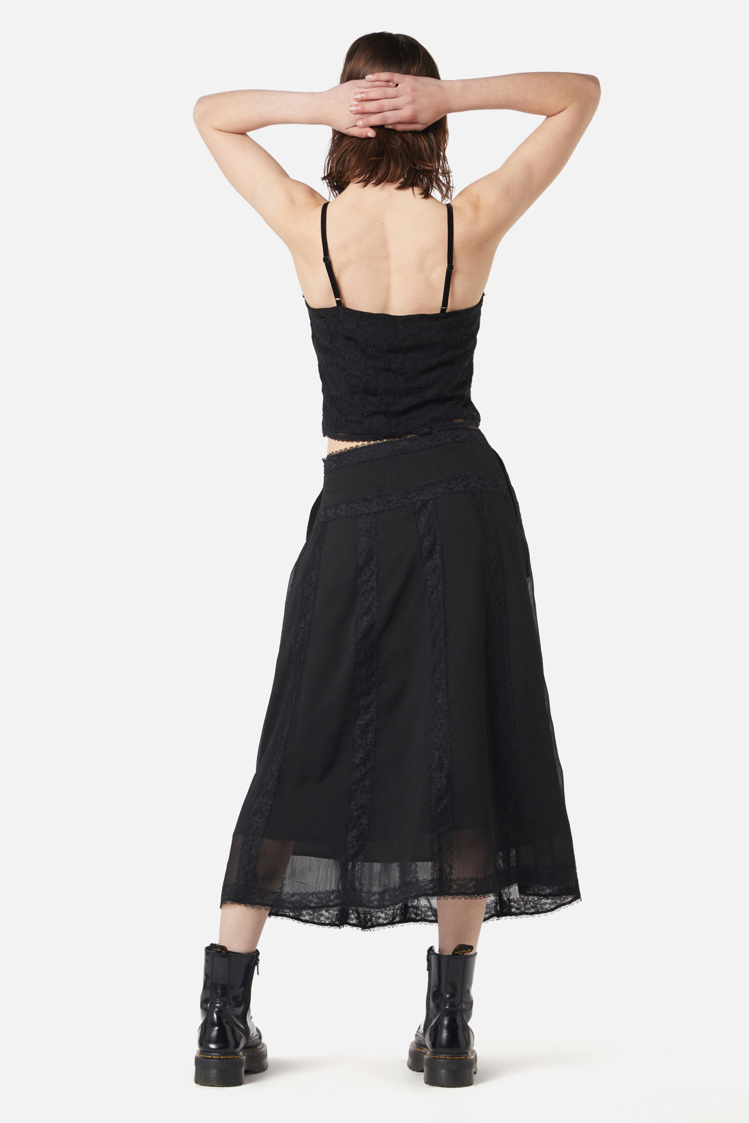 Dangerfield - The Manor Lace Tank - black