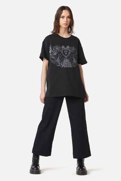 Dangerfield - Break Their Hearts Distressed Tee - black
