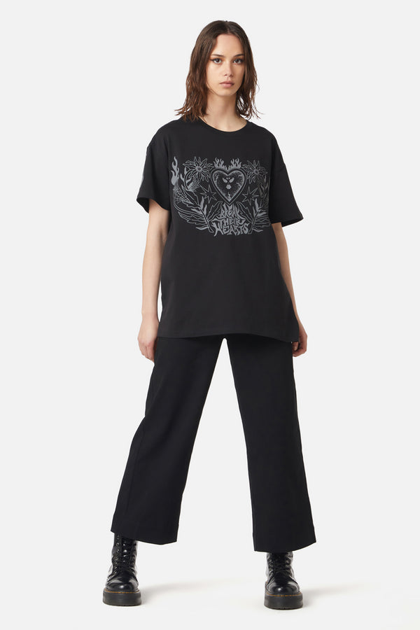 Dangerfield - Break Their Hearts Distressed Tee - black