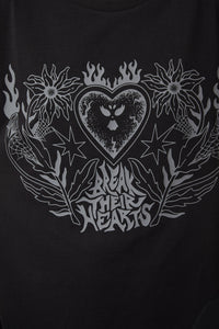 Dangerfield - Break Their Hearts Distressed Tee - black
