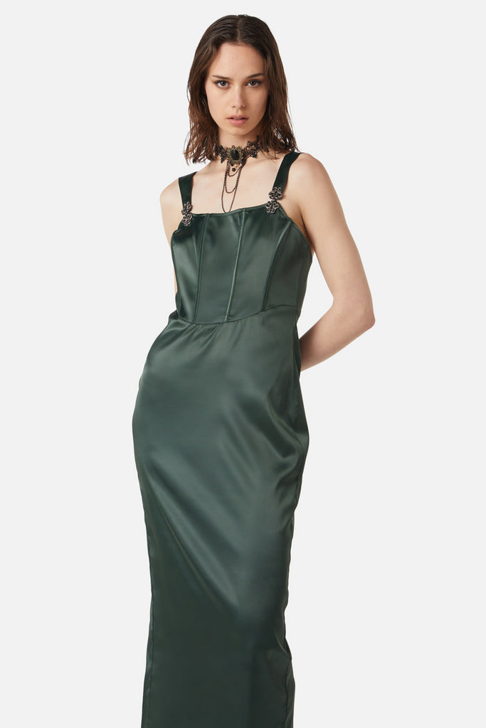 Time Locked Satin Corset Dress – Dangerfield