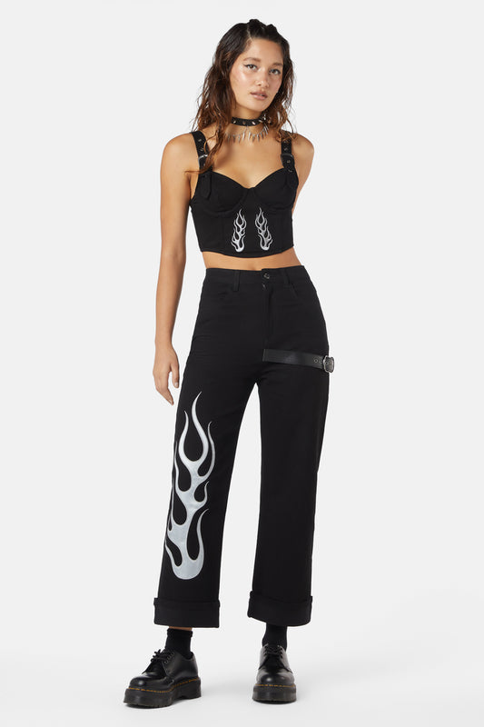 Dangerfield - Naked Flame Corset - black