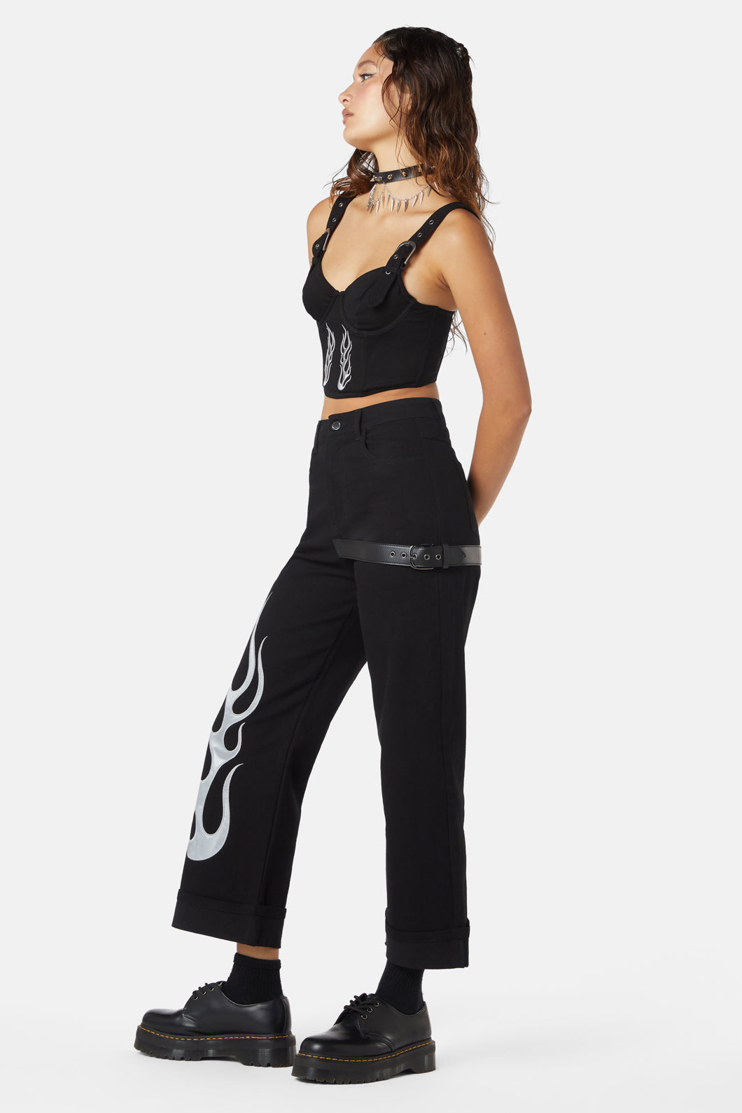 Dangerfield - Naked Flame Corset - black