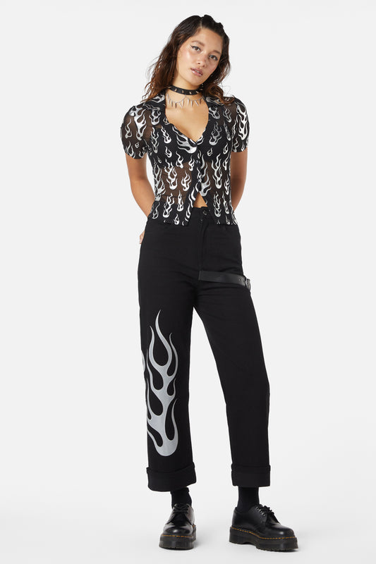 Dangerfield - Naked Flame Jeans - black