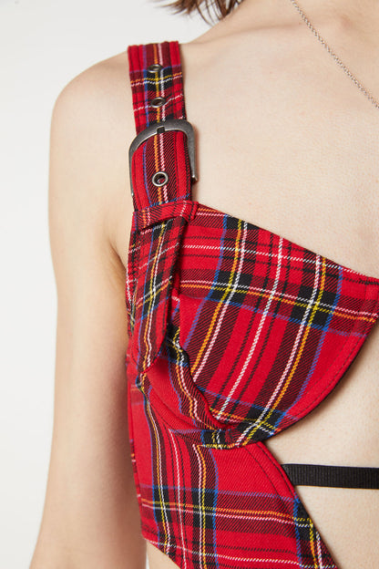 Dangerfield - Blood Moon Corset - red