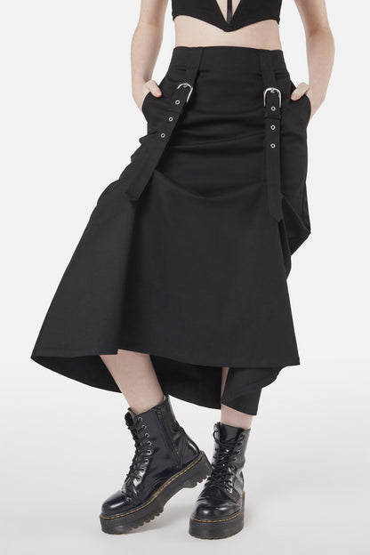 Dangerfield - Industrial Hybrid Strap Skirt - black