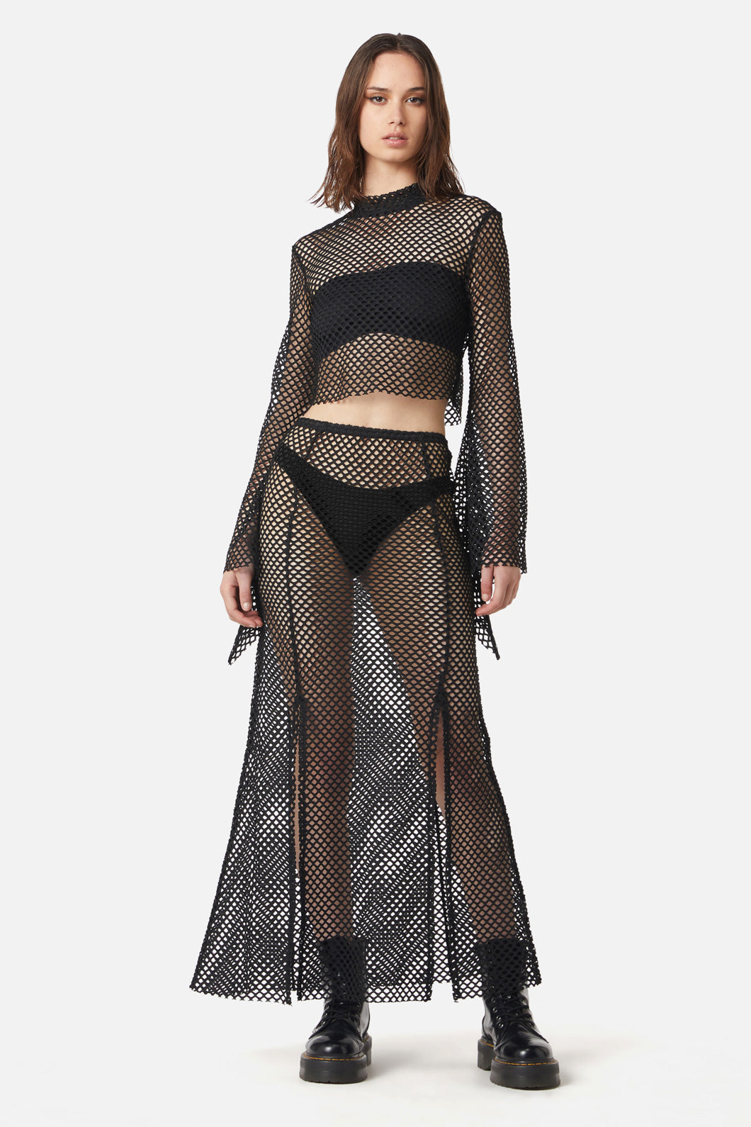 Dangerfield - Industrial Hybrid Mesh Top - black