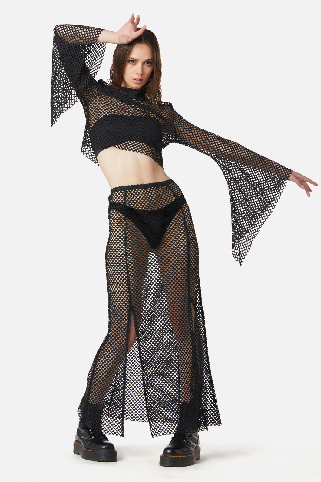 Dangerfield - Industrial Hybrid Mesh Top - black