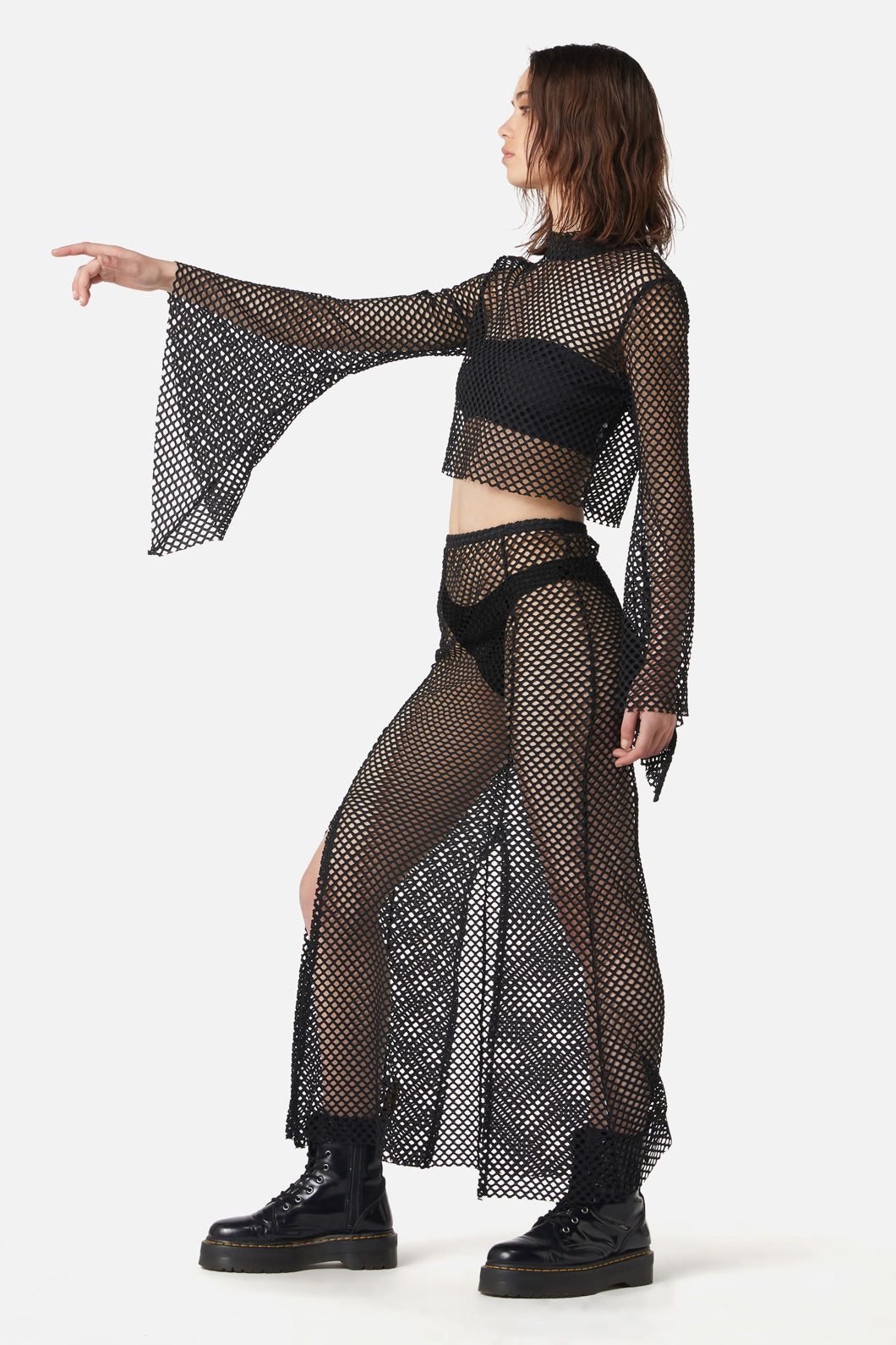 Dangerfield - Industrial Hybrid Mesh Top - black