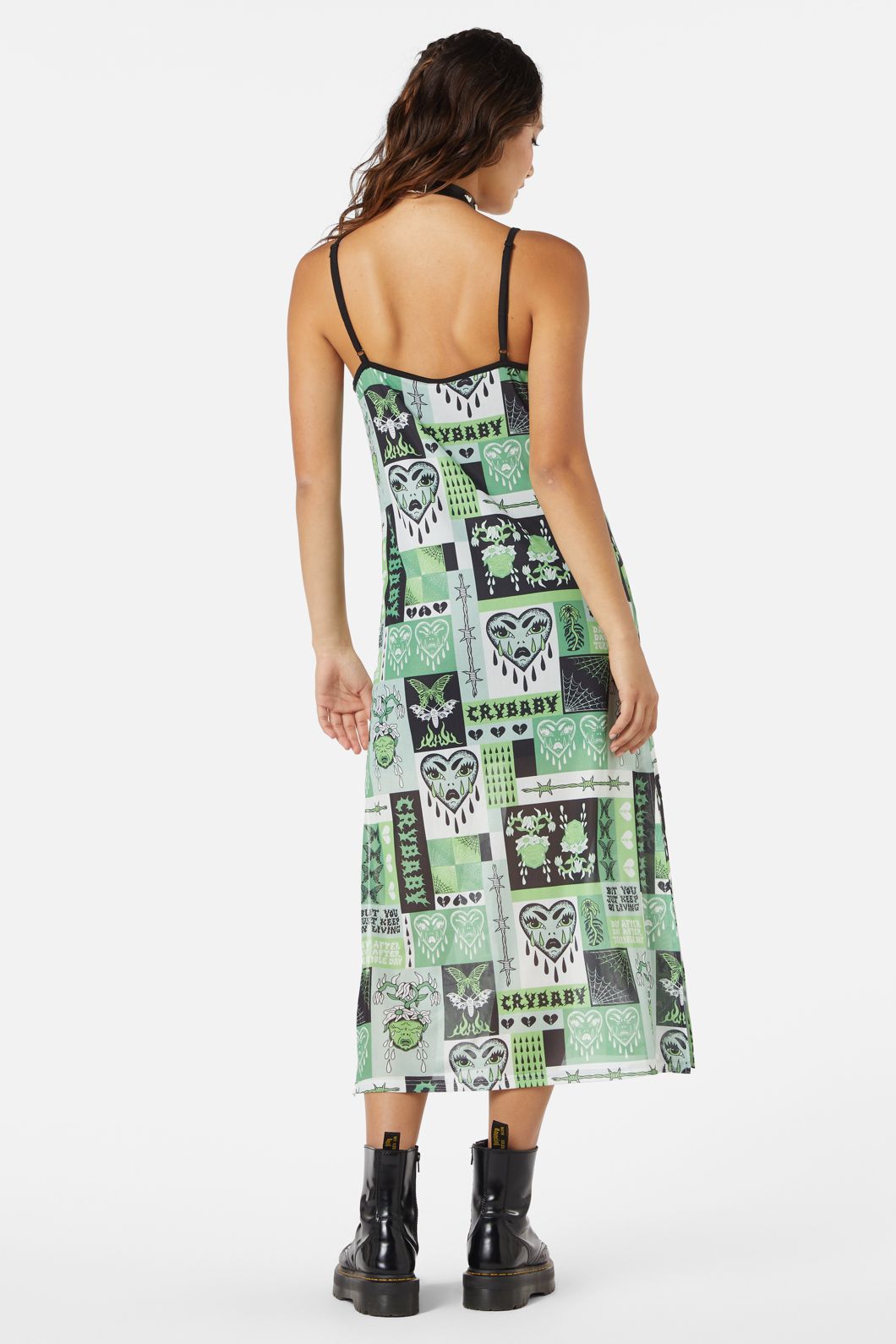 Dangerfield - Cry Baby Tile Mesh Dress - multi