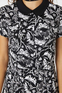 Dangerfield - To The Butterflies Mini Dress - black