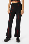 Dangerfield - Manic Mesh Babylock Pants - black-red