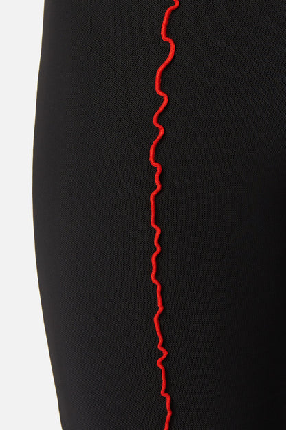 Dangerfield - Manic Mesh Babylock Pants - black-red