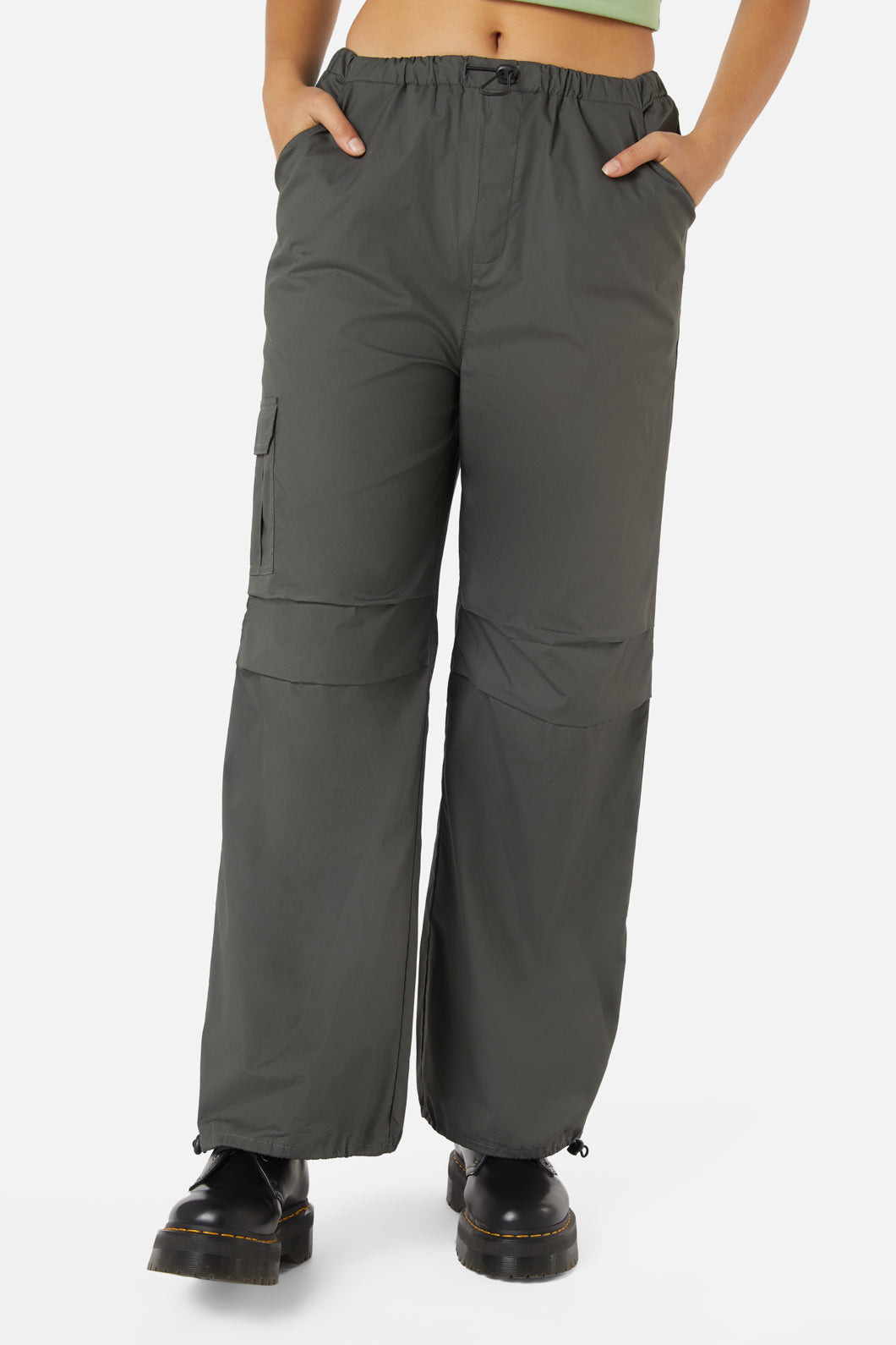 Dangerfield - Fern Cargo Pant - charcoal