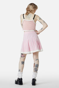 Dangerfield - Ammabelle Velvet Tank - pink