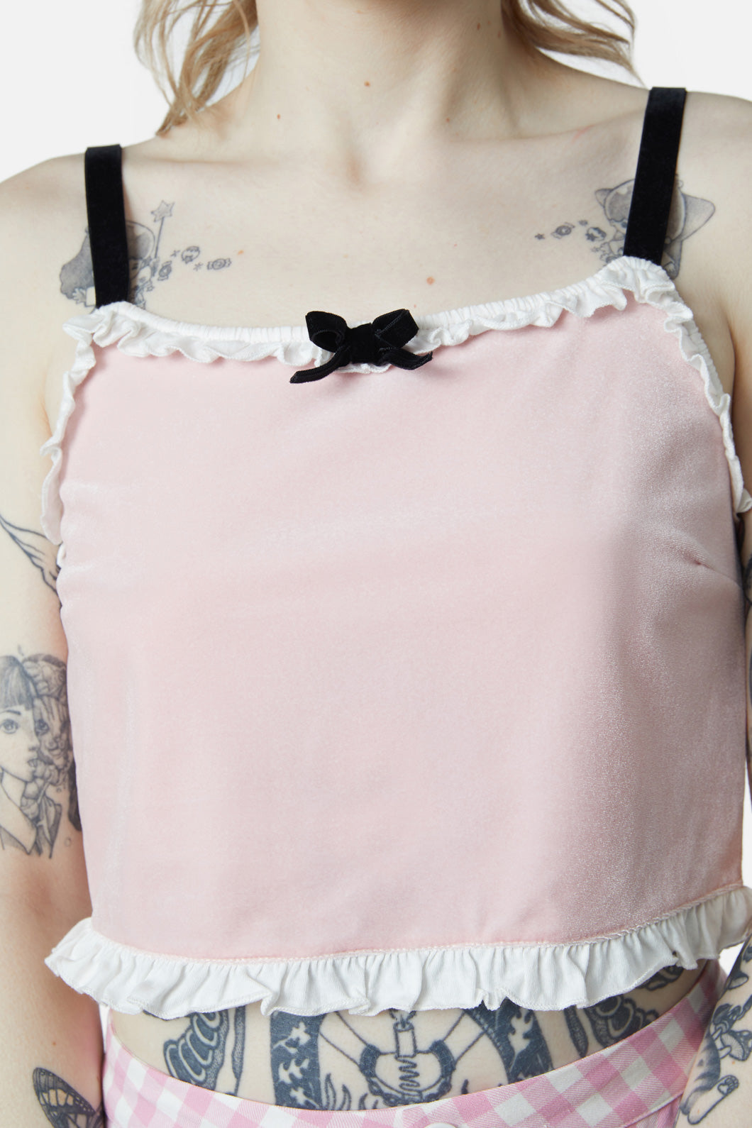 Dangerfield - Ammabelle Velvet Tank - pink