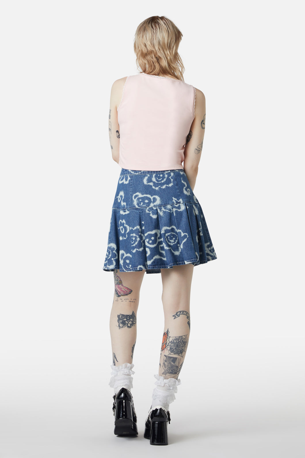 Dangerfield - Edie Bow Tank - pink