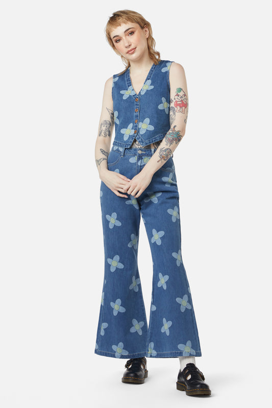 Dangerfield - Daisy Do Vest - blue
