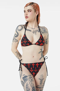 Dangerfield - Vowed Bikini Bottom - black