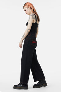 Dangerfield - Hail Lilith Wide Leg Jeans - black