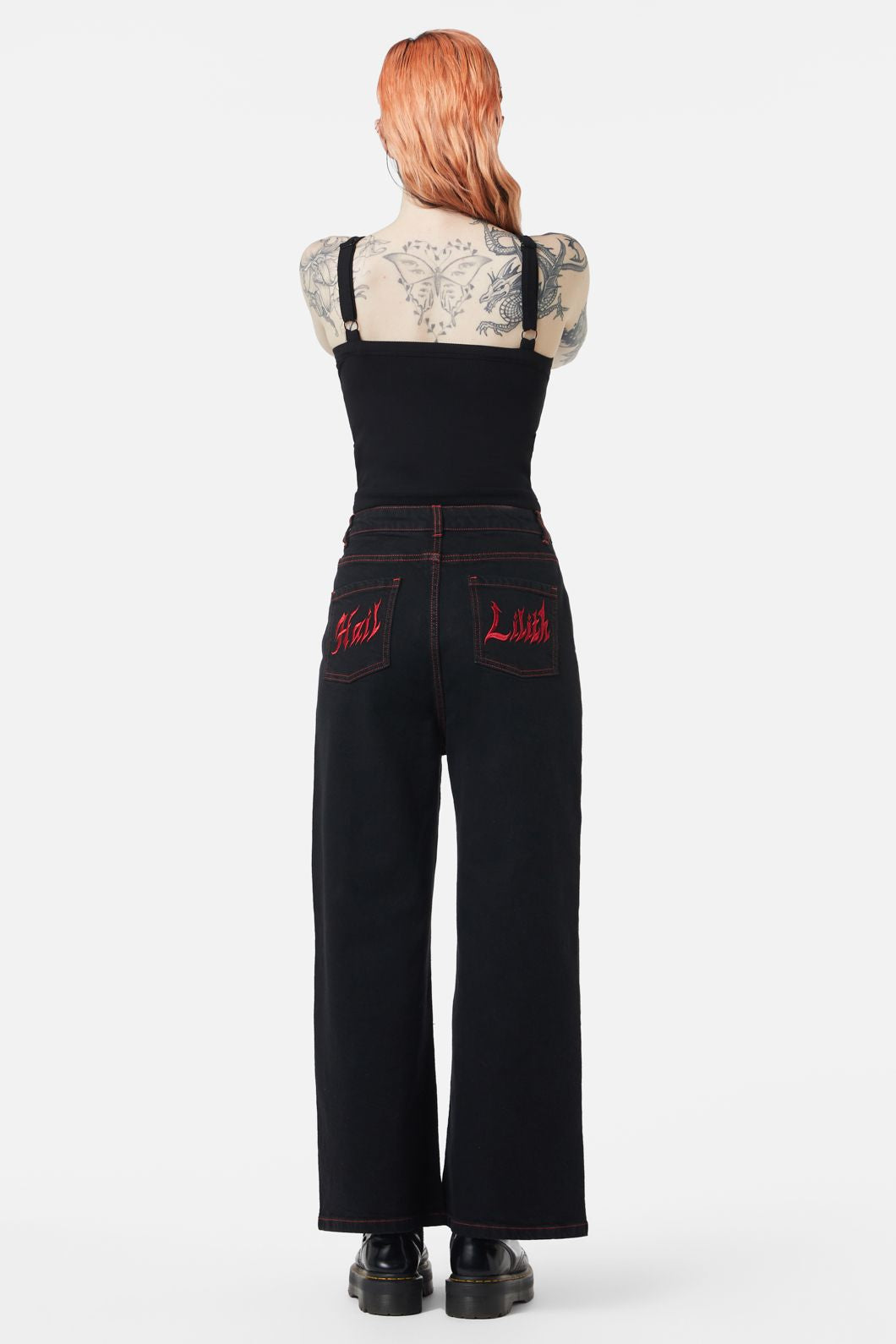 Dangerfield - Hail Lilith Wide Leg Jeans - black