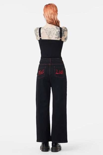 Dangerfield - Hail Lilith Wide Leg Jeans - black