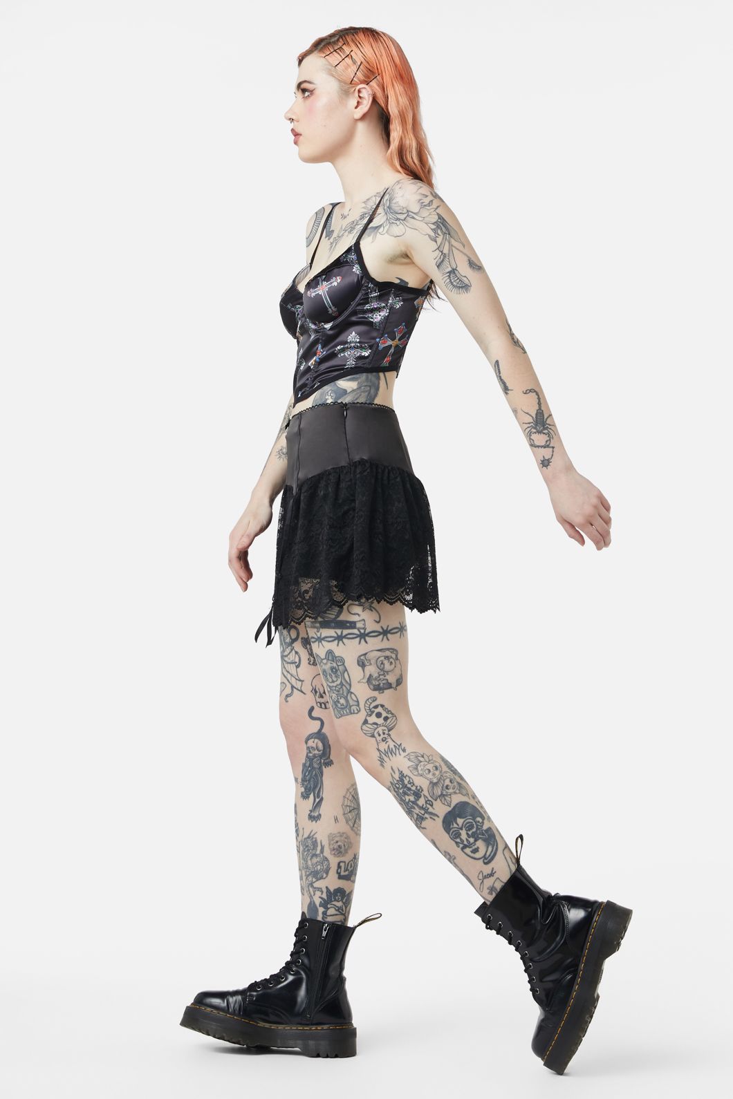 Dangerfield - Hope Had Died Corset - black
