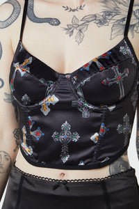 Dangerfield - Hope Had Died Corset - black