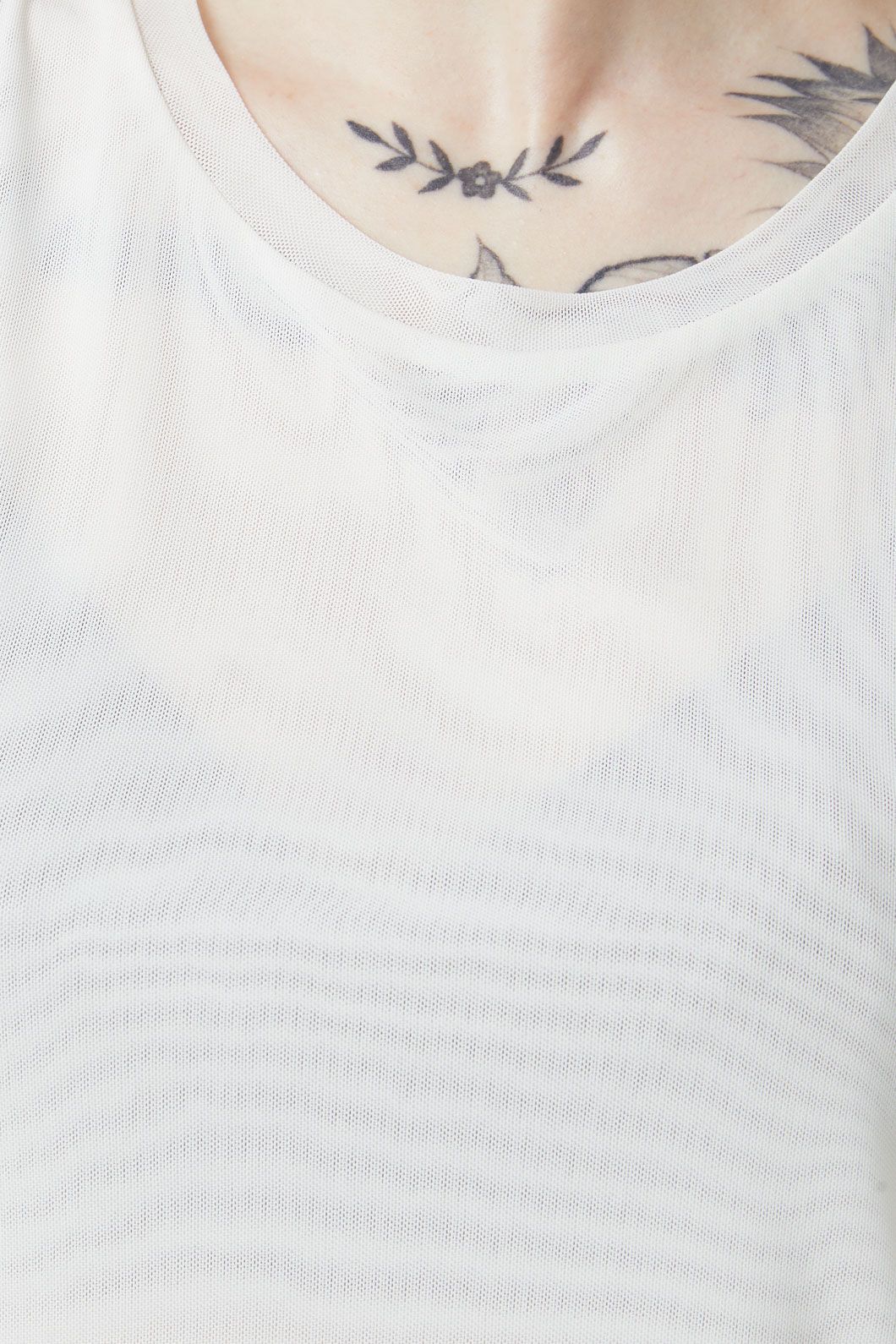 Dangerfield - Eliza Mesh Top - white