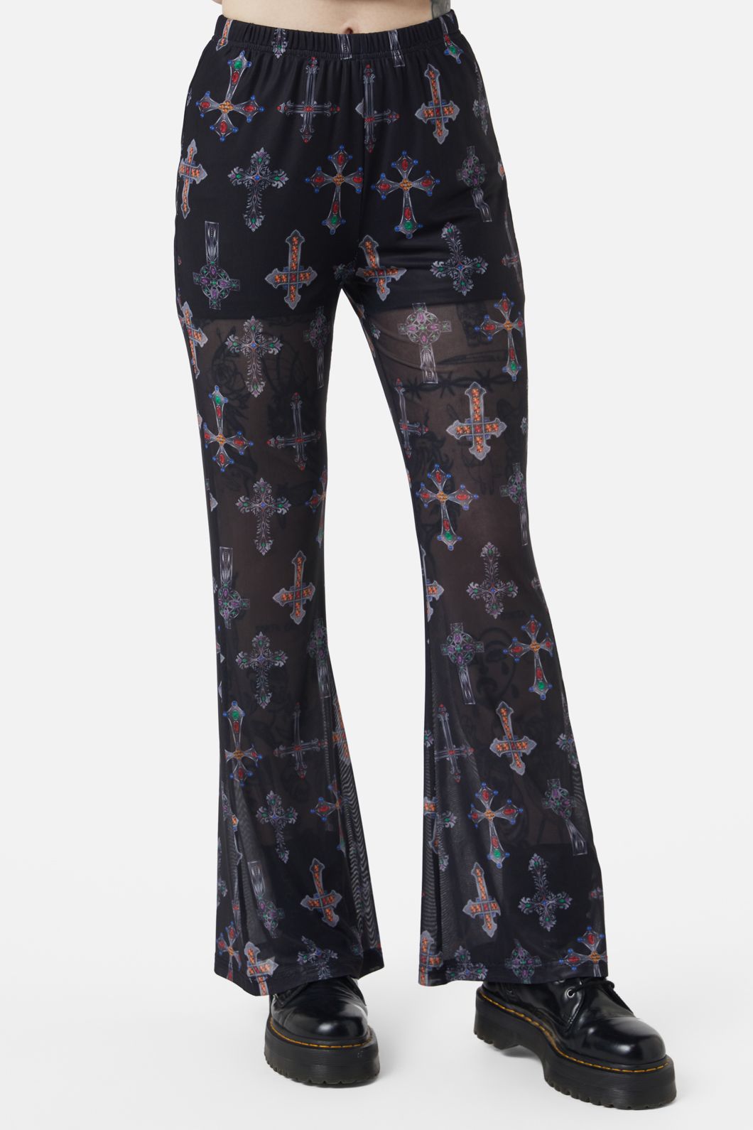 Dangerfield - Hope Had Died Mesh Pants - black