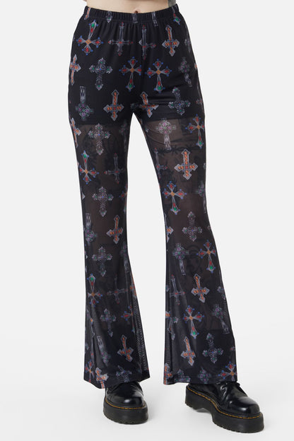 Dangerfield - Hope Had Died Mesh Pants - black