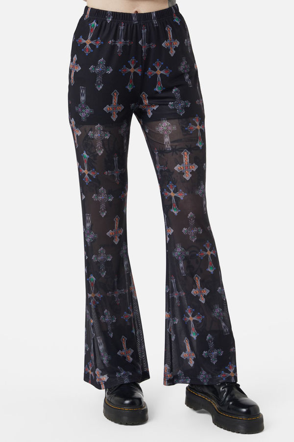 Dangerfield - Hope Had Died Mesh Pants - black