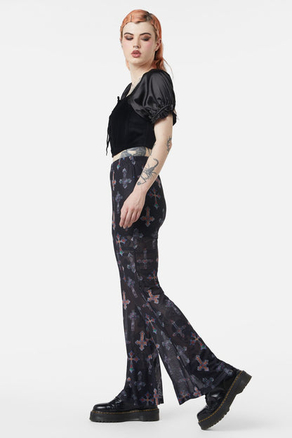 Dangerfield - Hope Had Died Mesh Pants - black