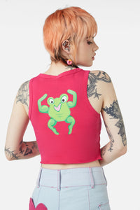 Dangerfield - Kewties Ripped Tank - pink