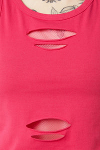 Dangerfield - Kewties Ripped Tank - pink
