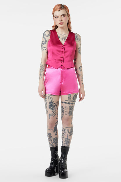 Dangerfield - Call Me Vest - raspberry