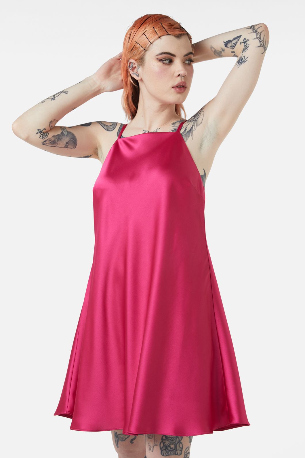 Dangerfield - Call Me Dress - raspberry