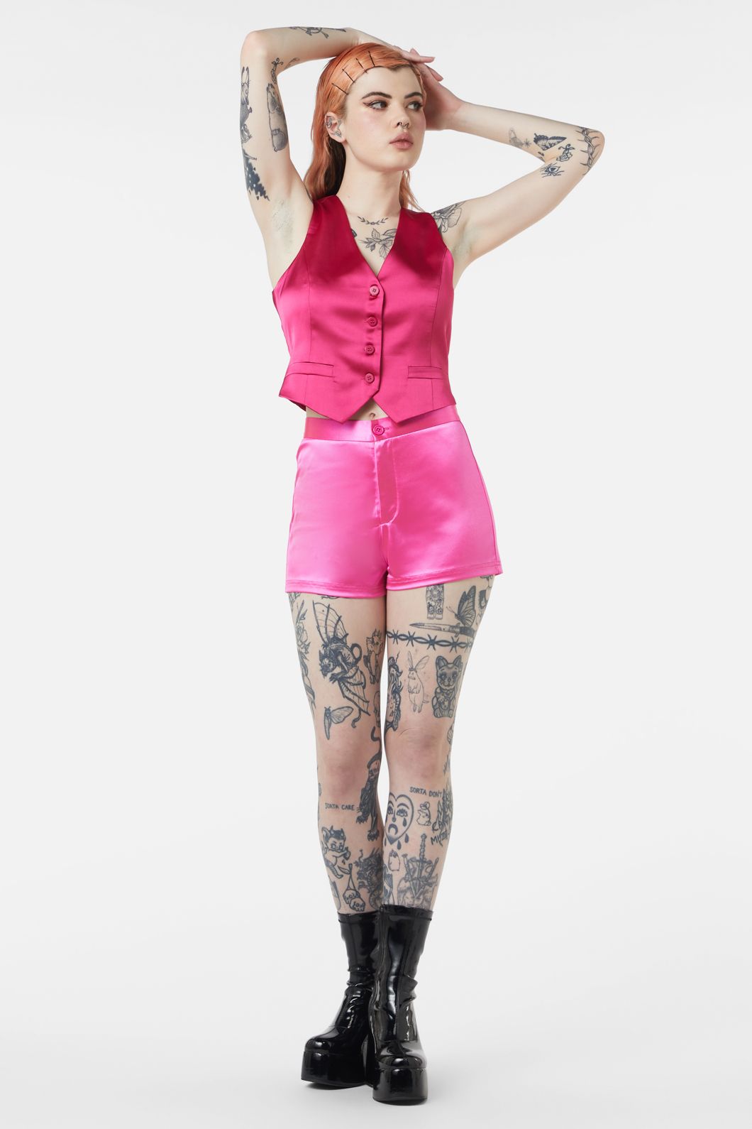 Dangerfield - Atomic Short - fuchsia