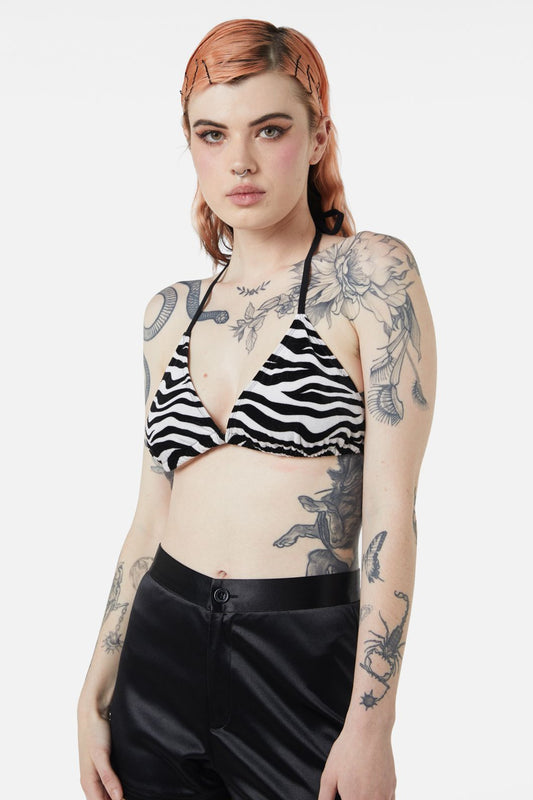 Dangerfield - Debbie Bikini Top - black-white