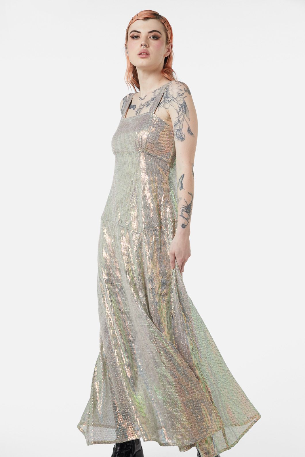 Dangerfield - Gloria Dress - champagne