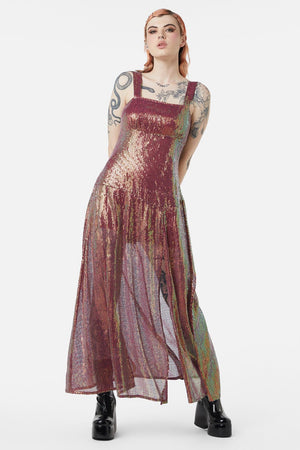 Dangerfield - Gloria Dress - raspberry