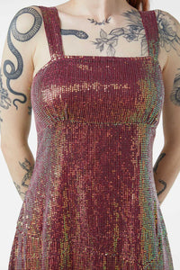 Dangerfield - Gloria Dress - raspberry
