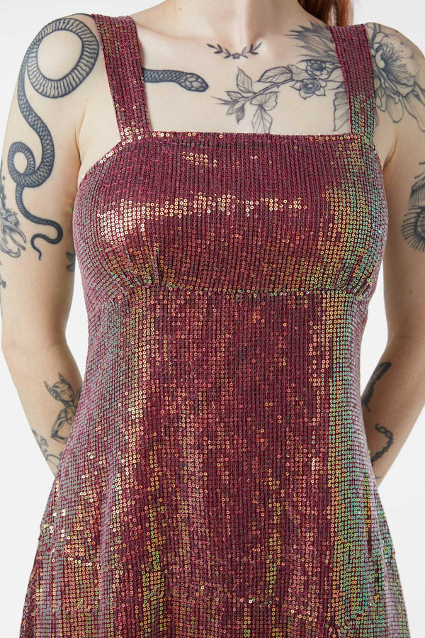 Dangerfield - Gloria Dress - raspberry