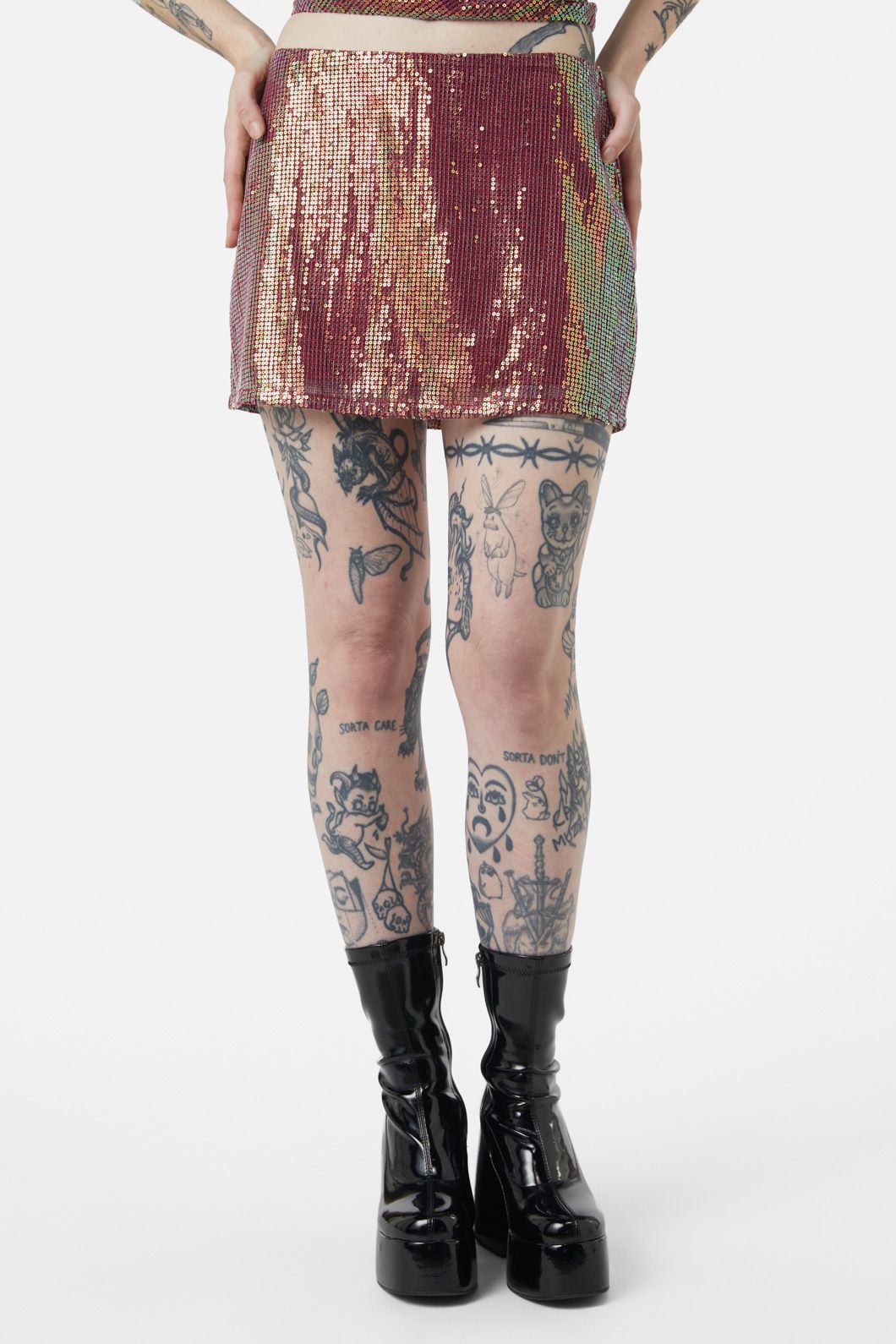 Dangerfield - Gloria Skirt - raspberry