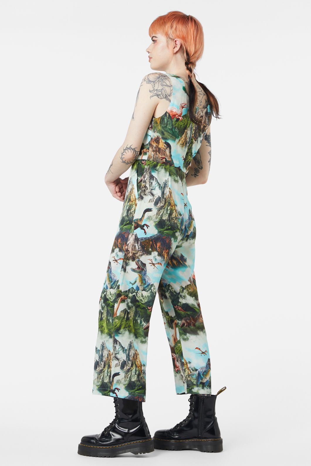 Dangerfield - Triassic Scene Printed Jumpsuit - multi