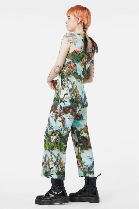 Dangerfield - Triassic Scene Printed Jumpsuit - multi