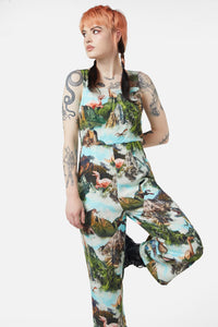 Dangerfield - Triassic Scene Printed Jumpsuit - multi