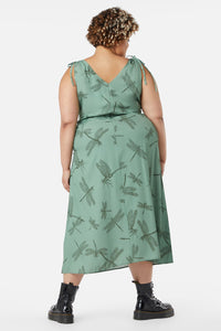 Dangerfield - Curve New Beginnings Dress - green