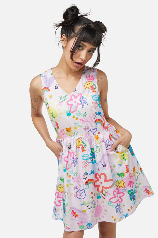 Dangerfield - Zero Concentration Mini Dress - pink